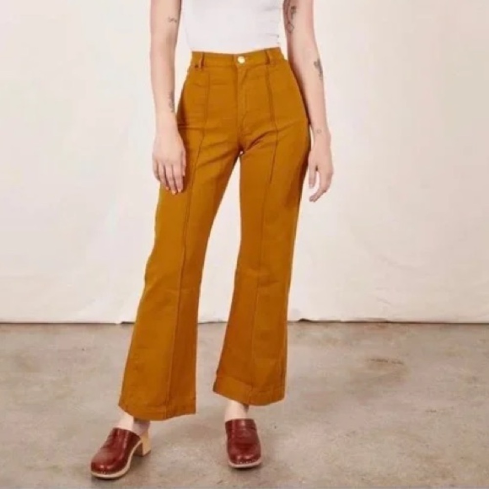 BBP Mustard Western Pants